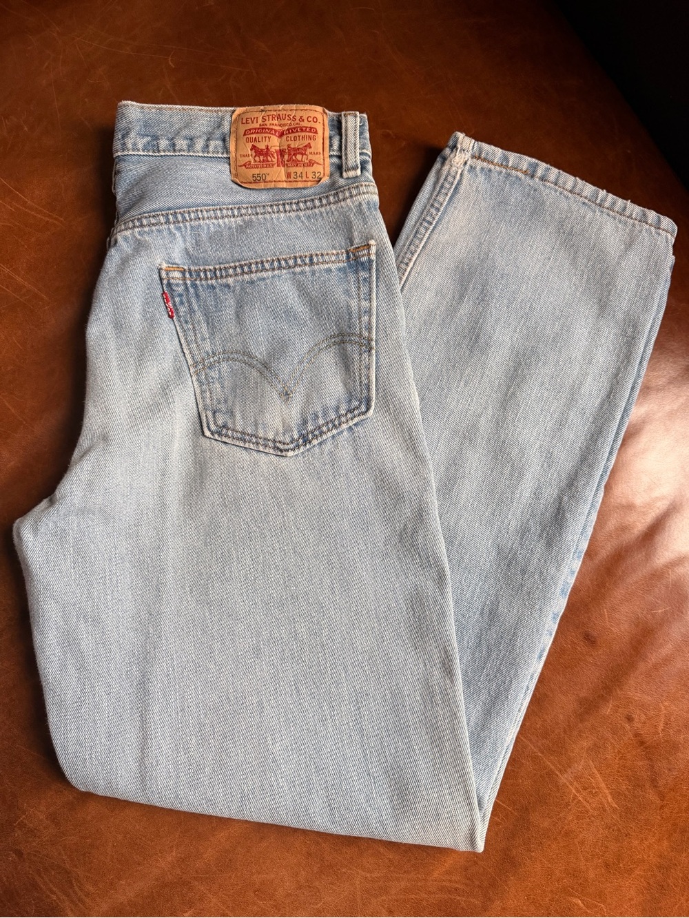 Vintage Classic Levi's 500 Series 550 Relaxed Fit Jeans in Blue